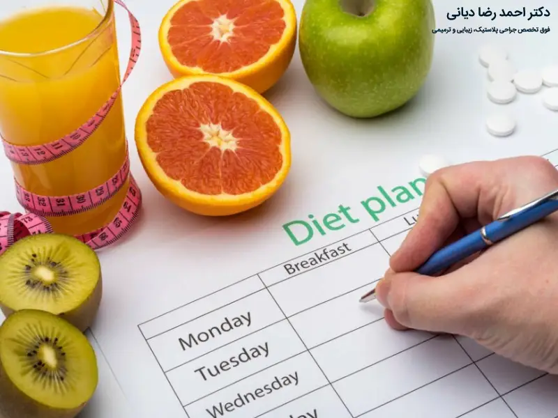 رژیم غذایی بعد از لیپوماتیک